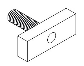 Nutensteinschrraube.