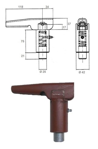 Stützbeinverschluss